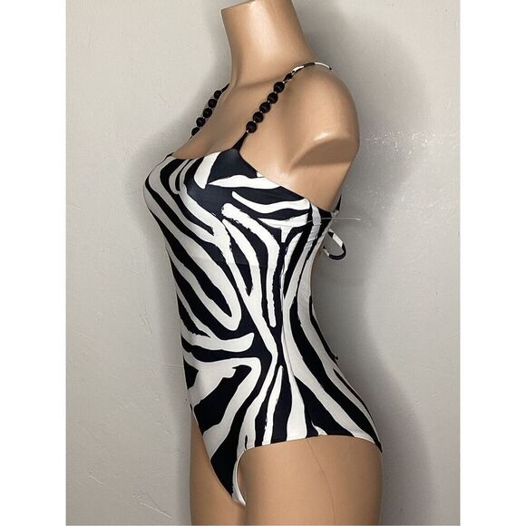 New. Boston Proper animal print swimsuit Small. Retails $127 - Picture 12 of 14